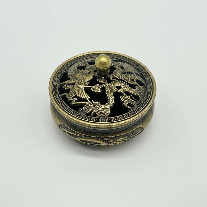 Small Brass Dragon Burner