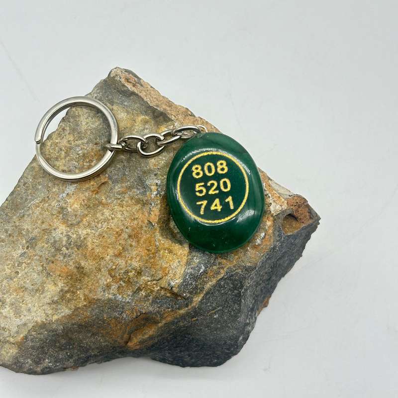 Aventurine Zibu Keyring for Manifestation