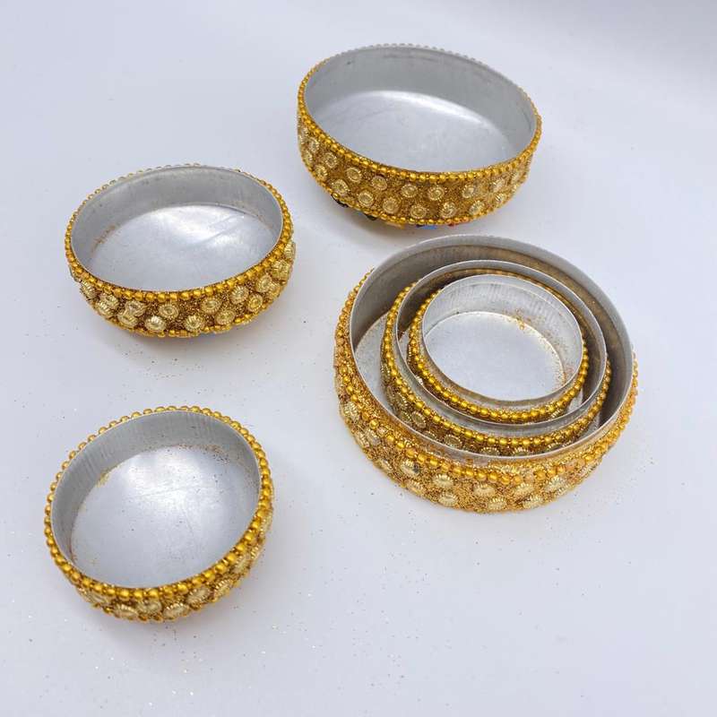 3 in 1 Gold Trinket Box