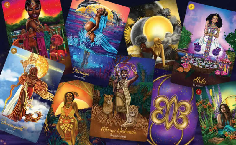 African Goddess Rising Oracle by Abiola Abrams
