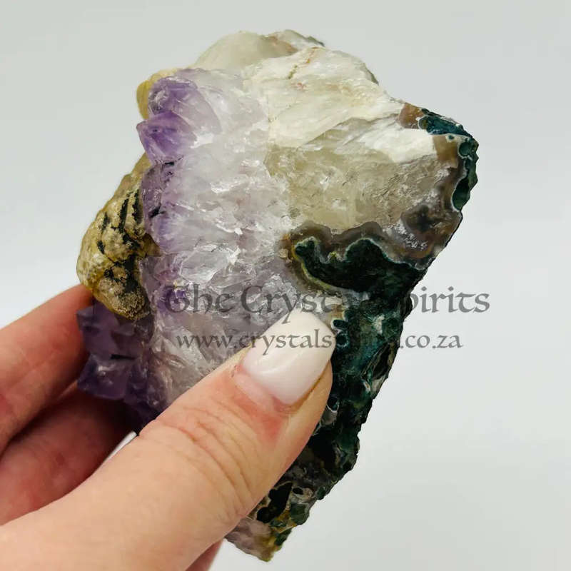 Amethyst Calcite