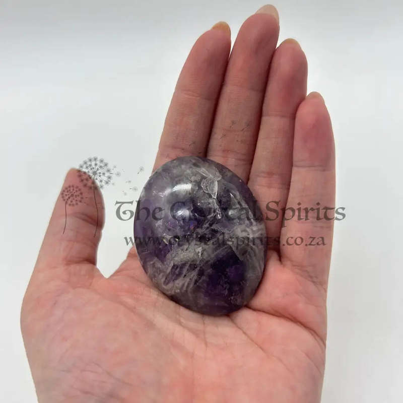 Amethyst Crystal Palm Piece