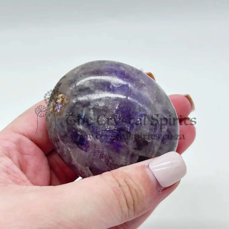 Amethyst Crystal Palm Piece