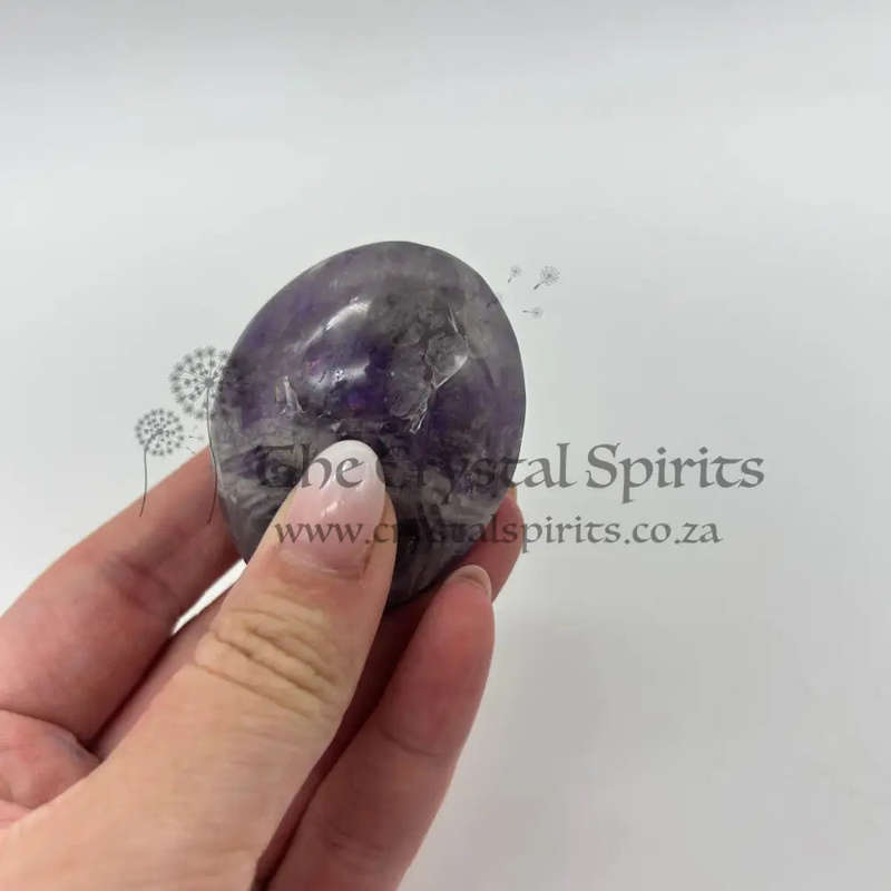 Amethyst Crystal Palm Piece