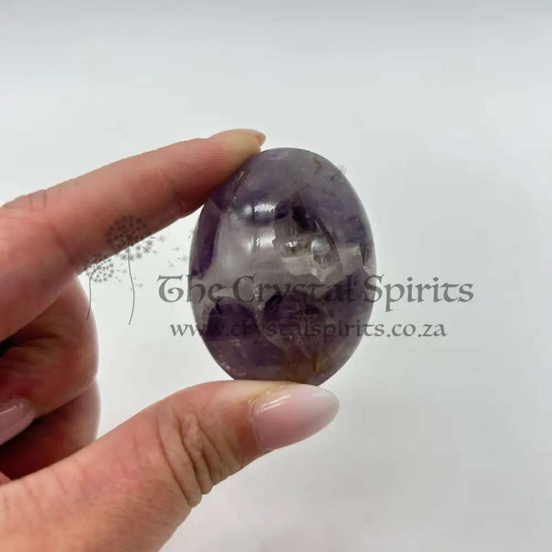 Amethyst Crystal Palm Piece