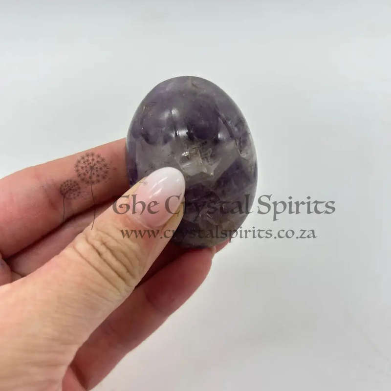 Amethyst Crystal Palm Piece