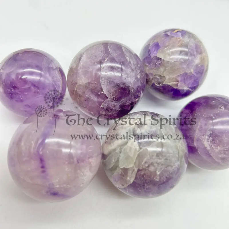 Amethyst Crystal Spheres