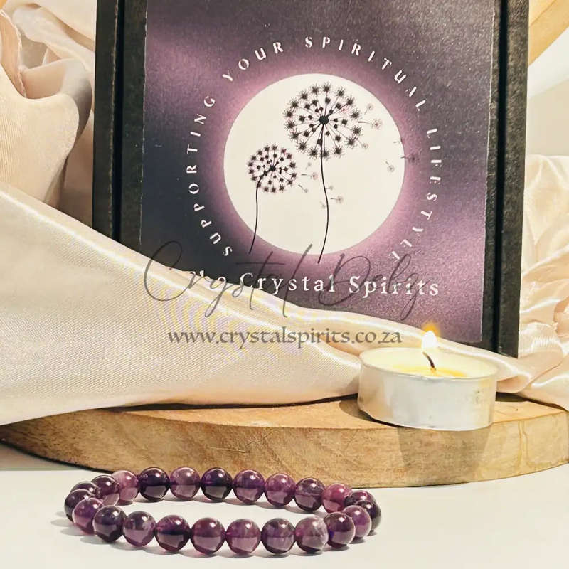 Amethyst Genuine Gemstone Bracelet