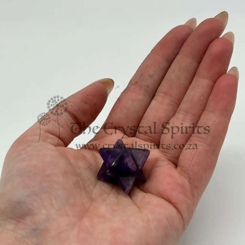 Amethyst Merkaba of Divine Connection
