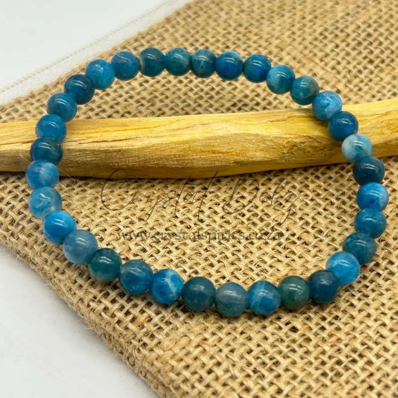 Apatite Gemstone Bracelet -6mm