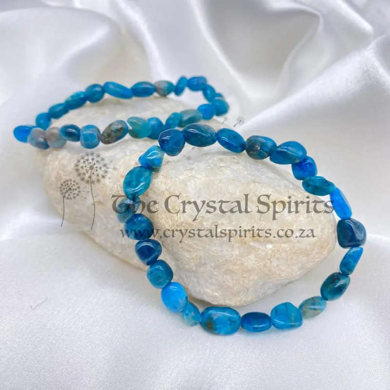 Apatite Nugget Crystal Bracelet