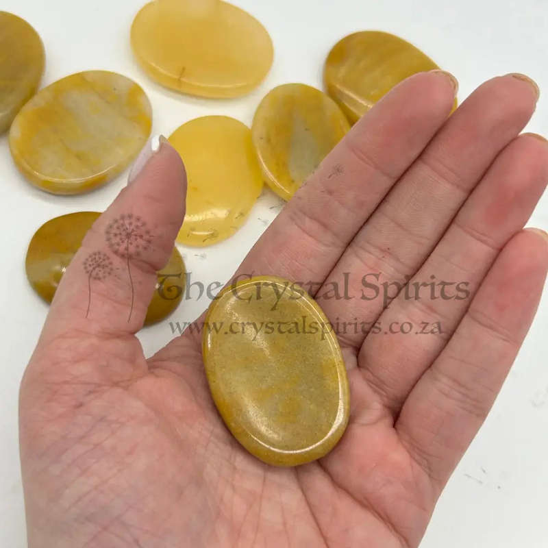 Aragonite Crystal Worry Stone