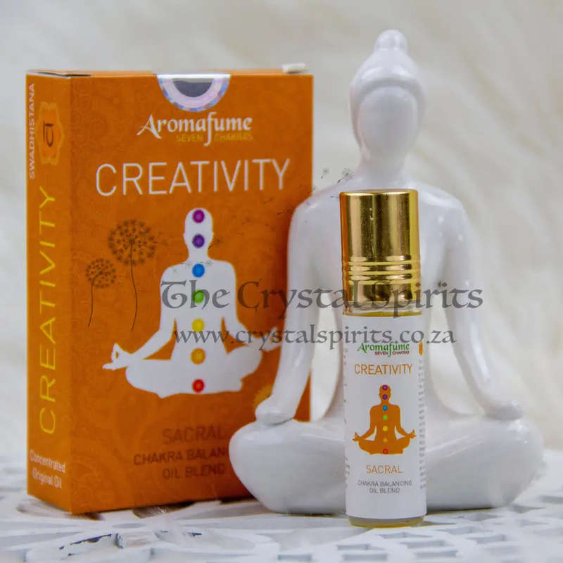 Aromafume Creativity Sacral Chakra Balancing Essential Oil Roll On