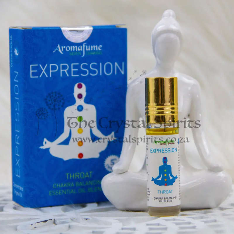 Aromafume Expression Throat Chakra Balancing Essential Oil Roll On
