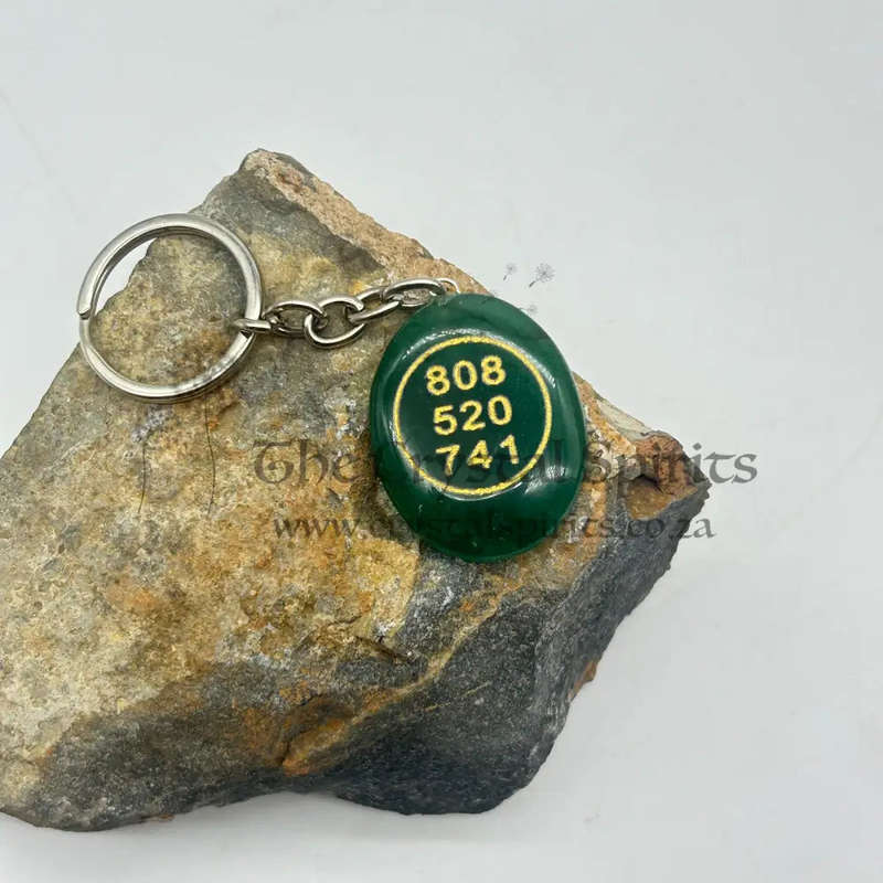 Aventurine Zibu Keyring for Manifestation