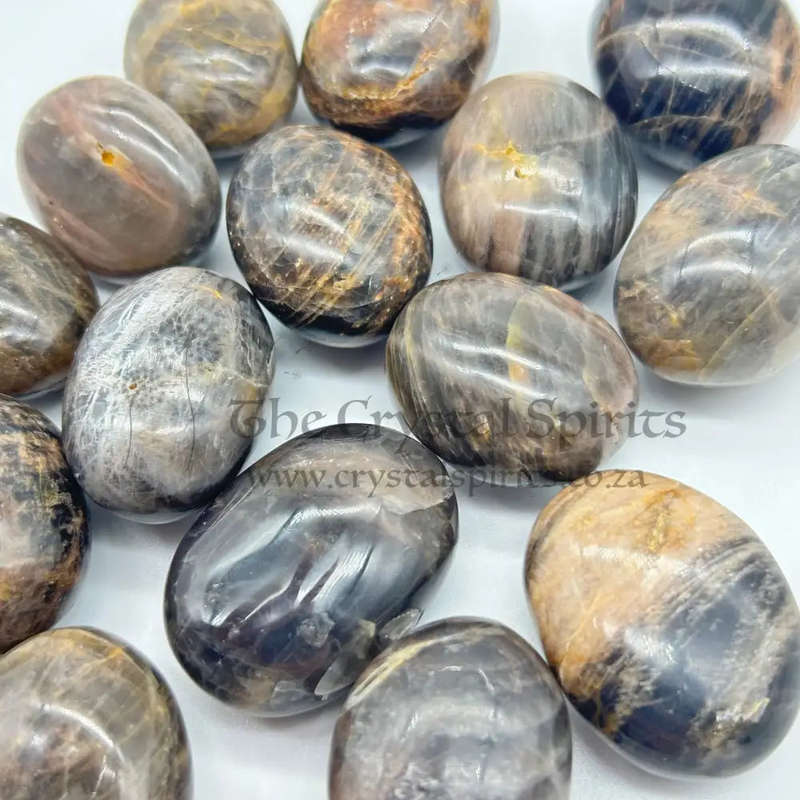 Black Moonstone Crystal Orbs