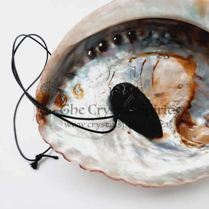 Black Obsidian Arrowhead Pendant Piece