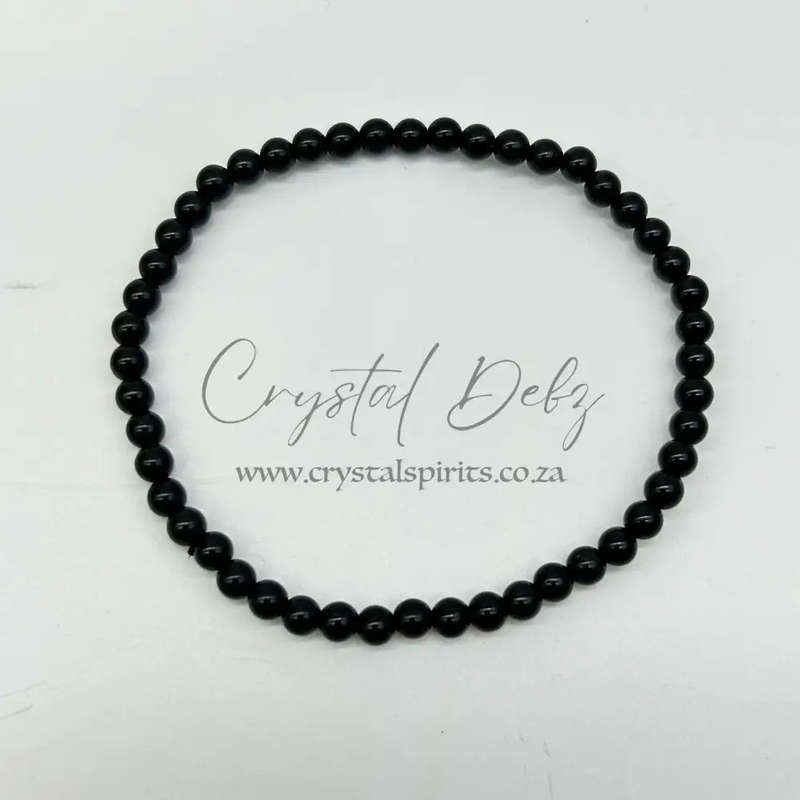 Black Obsidian Crystal Bracelet