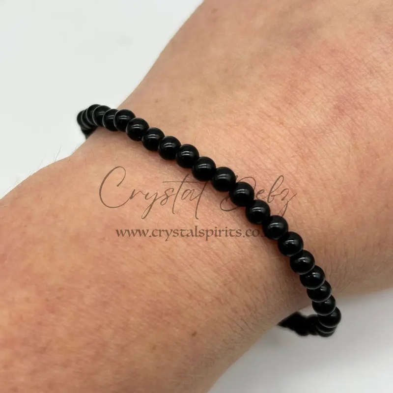 Black Obsidian Crystal Bracelet