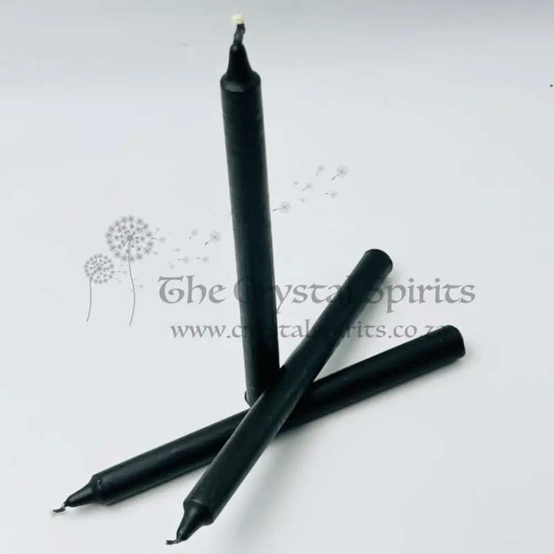 Black Shrine Solid Candle