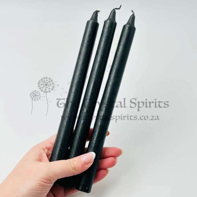 Black Shrine Solid Candle