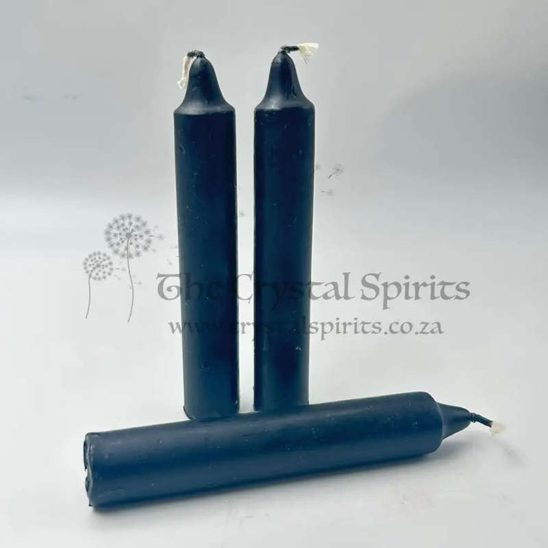 Black Solid Coloured Ritual Candles