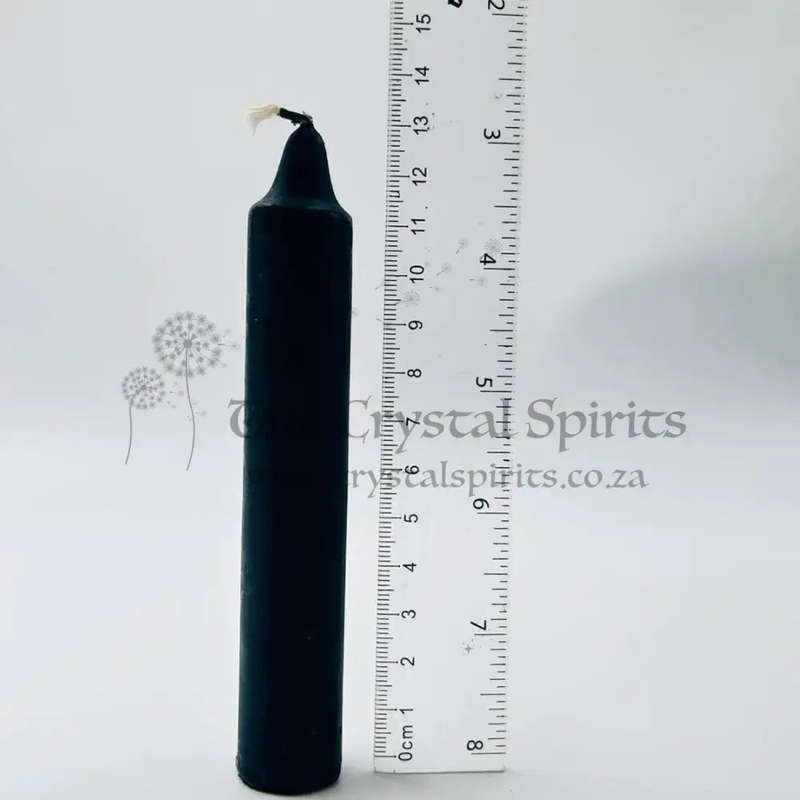 Black Solid Coloured Ritual Candles
