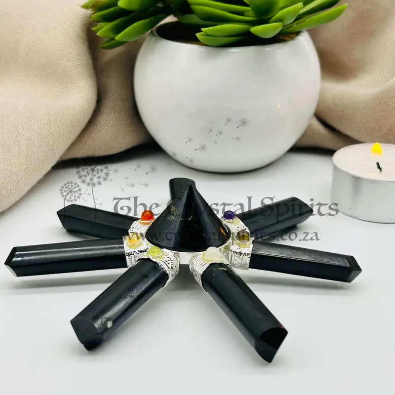 Black Tourmaline Chakra Cone Of Protection