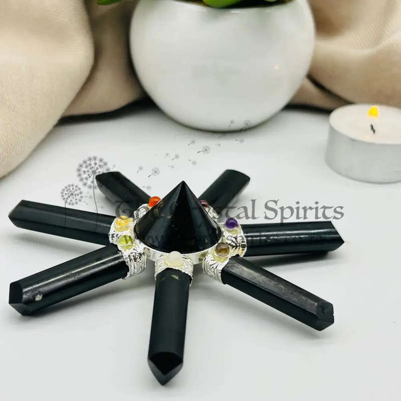 Black Tourmaline Chakra Cone Of Protection