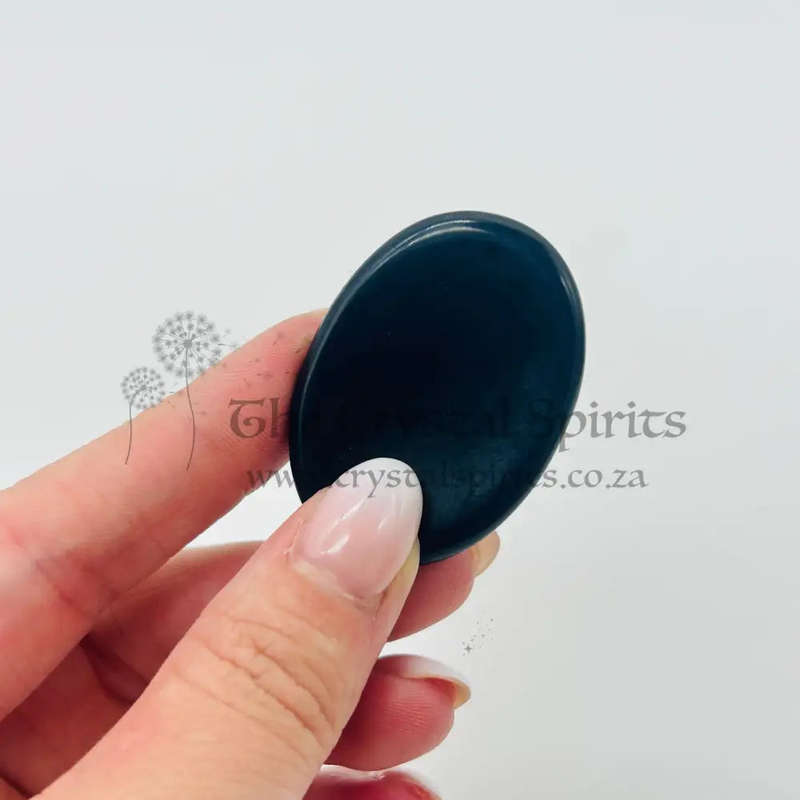 Black Tourmaline Crystal Worry Stone