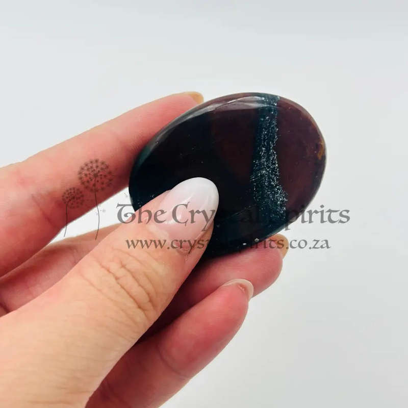 Bloodstone Worry Stone