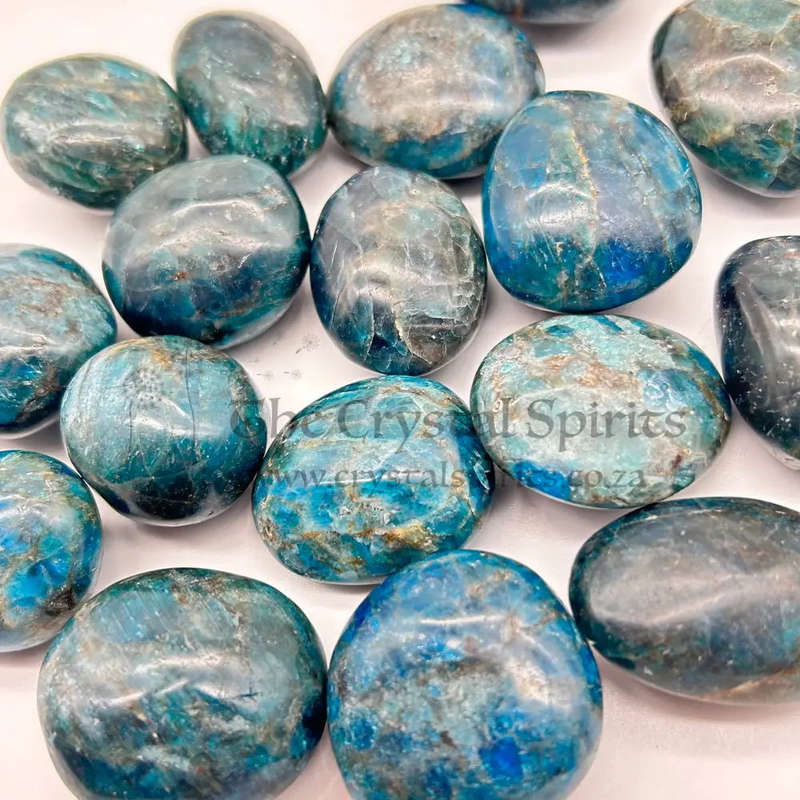 Blue Apatite Crystal Orbs
