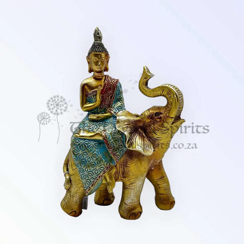 Blue Buddha On Elephant