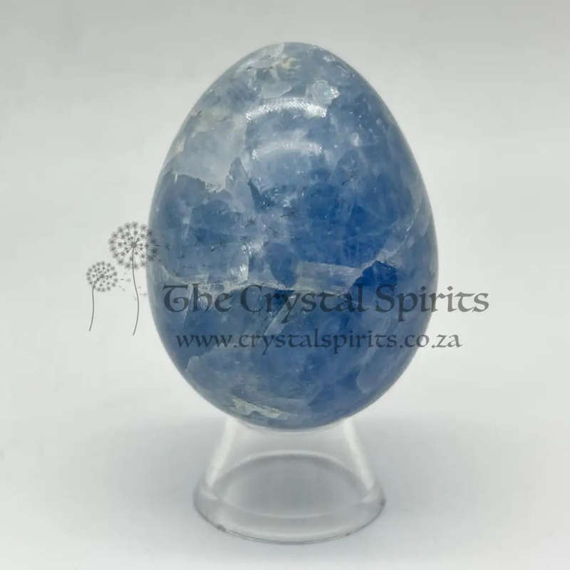 Blue Calcite Egg