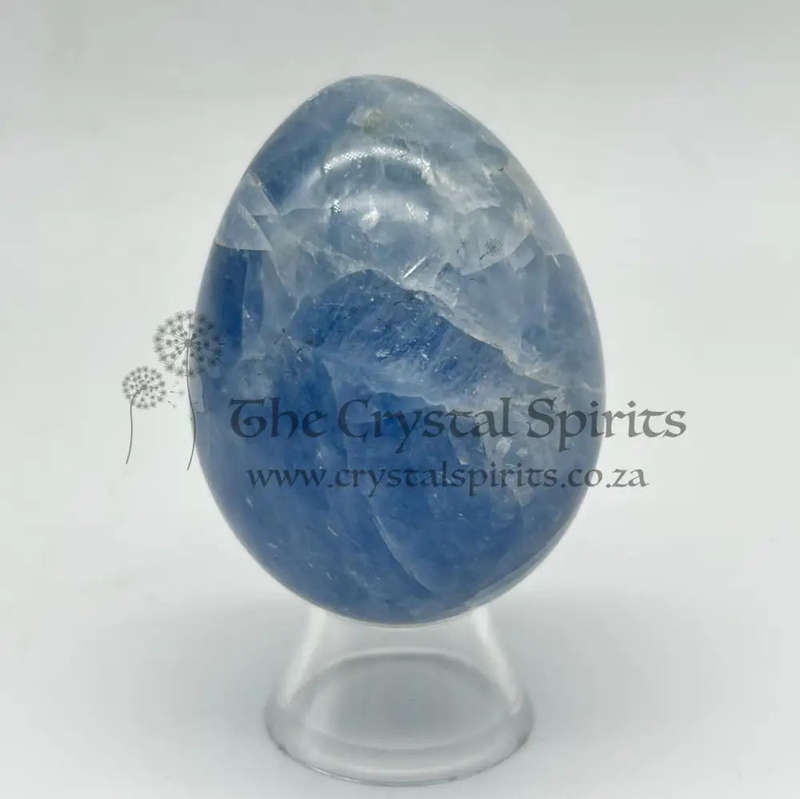 Blue Calcite Egg