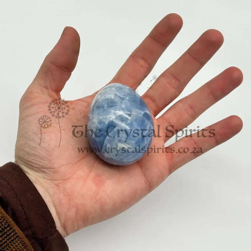 Blue Calcite Egg