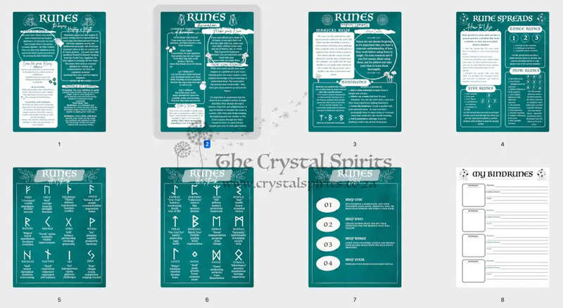 Jelly Opal Rune Divination Kit