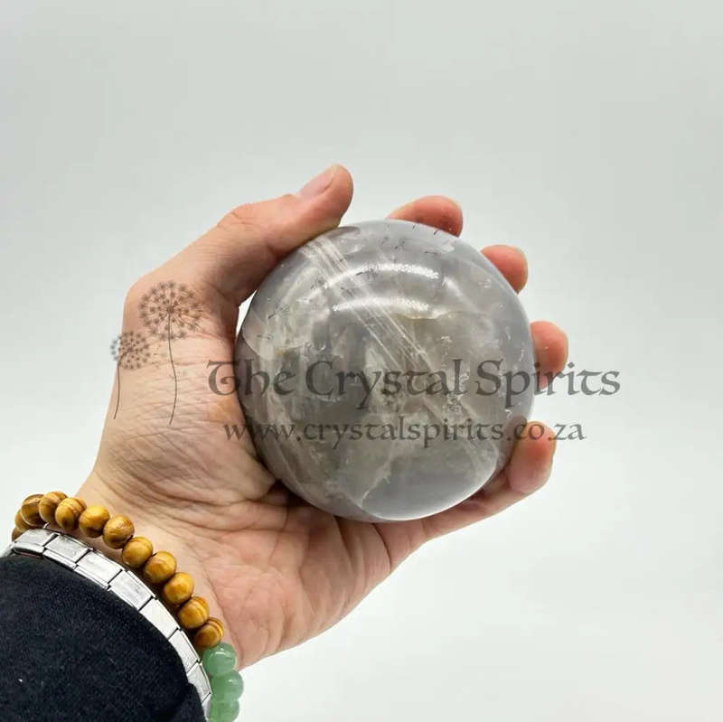 Blue Quartz Crystal Sphere