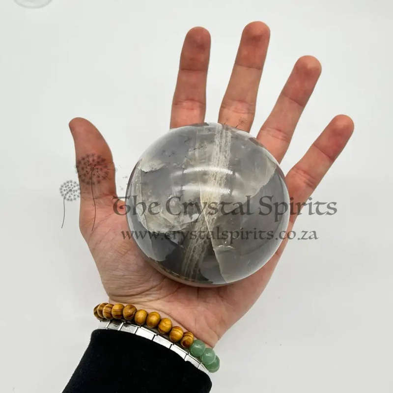 Blue Quartz Crystal Sphere