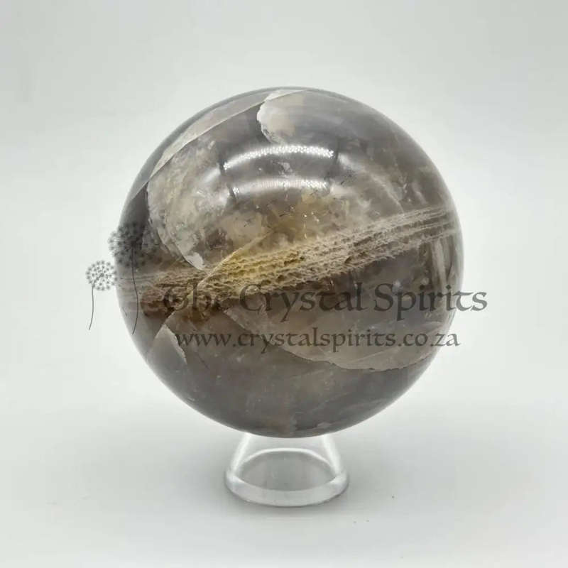 Blue Quartz Crystal Sphere