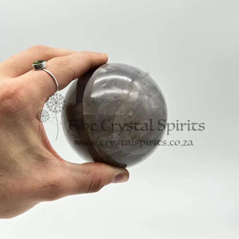 Blue Quartz Crystal Sphere