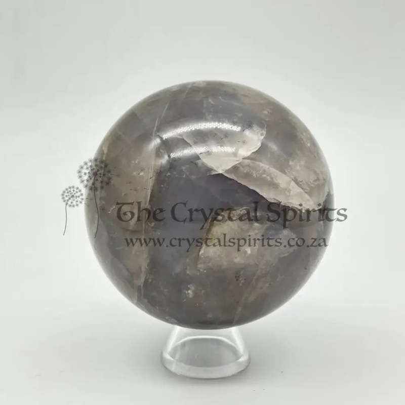 Blue Quartz Crystal Sphere