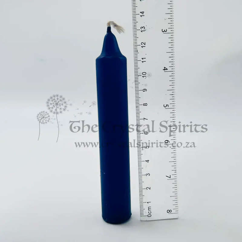 Blue Solid Coloured Ritual Candles