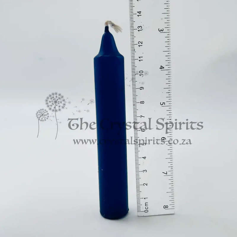 Blue Solid Coloured Ritual Candles