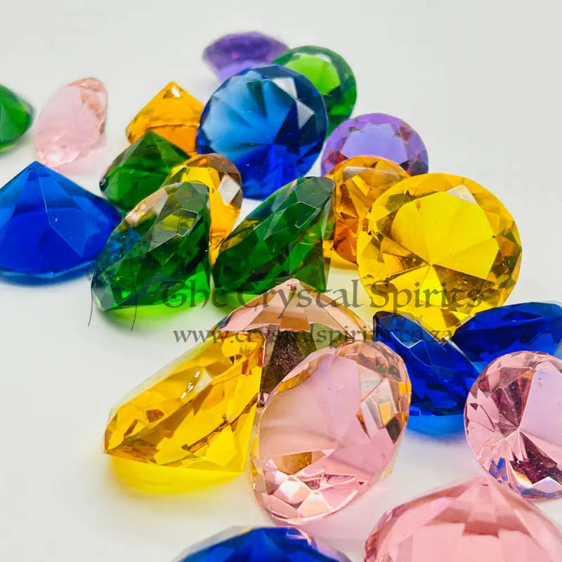 Bright Faceted Diamond Enhancers
