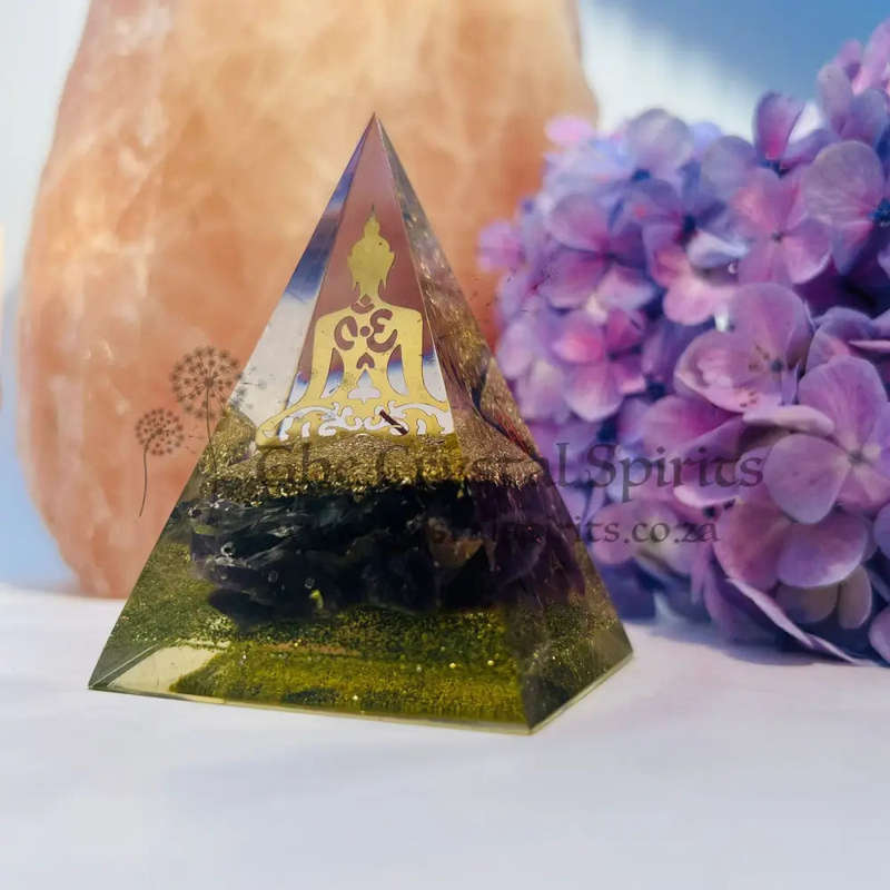 Buddha Bliss Orgonite Pyramid