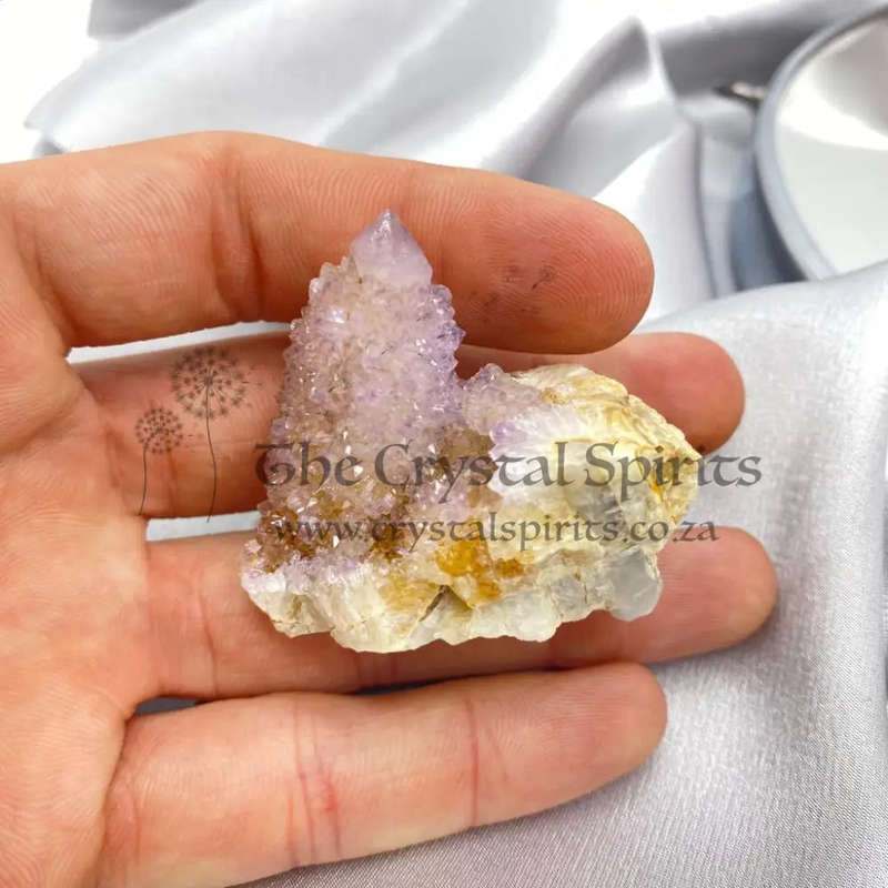 Cactus Quartz with Citrine Inclusion