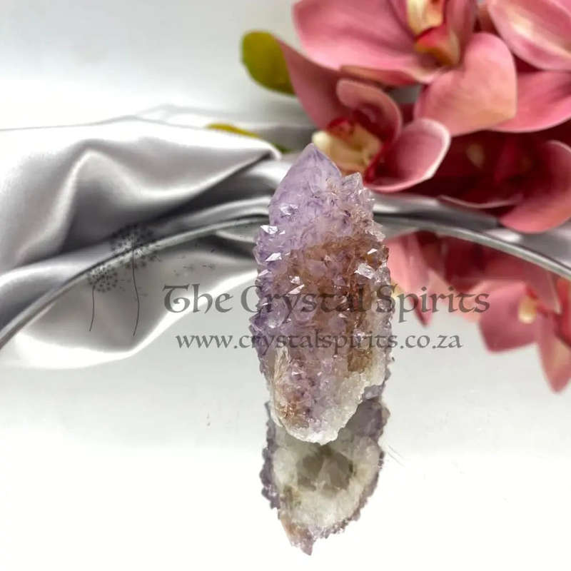 Cactus Quartz with Red Hematite Inclusion