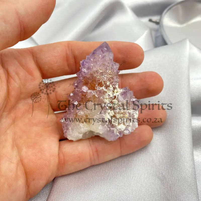 Cactus Quartz with Red Hematite Inclusion