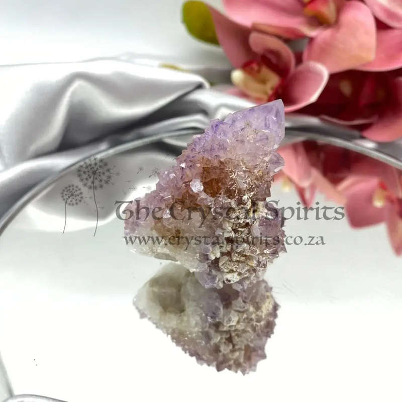 Cactus Quartz with Red Hematite Inclusion